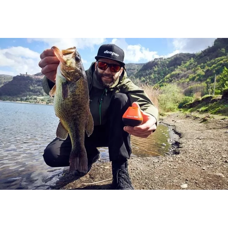Fishfinder Deeper START — draagbare werpbare sonar, 50 m bereik, lithium-polymeer accu