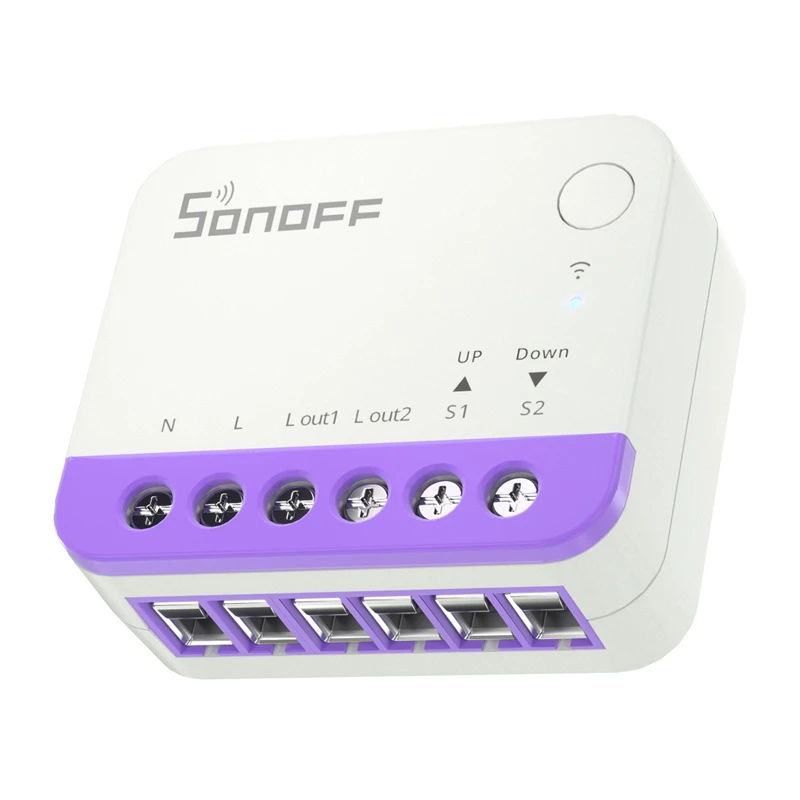 Mini wifi-smartswitch Sonoff MINI-RBS — compact ontwerp, afstandsbediening via wlan