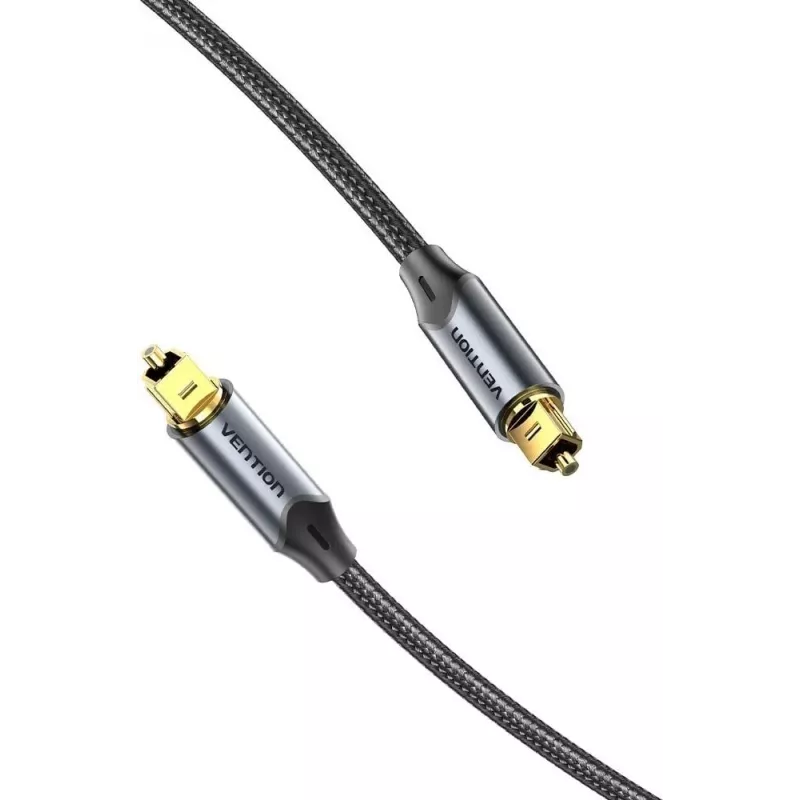 Vention optische audiokabel, omvlochten, 10 m, zwart