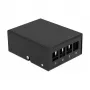 Patchpaneel DeLOCK Keystone 4 poorten zwart