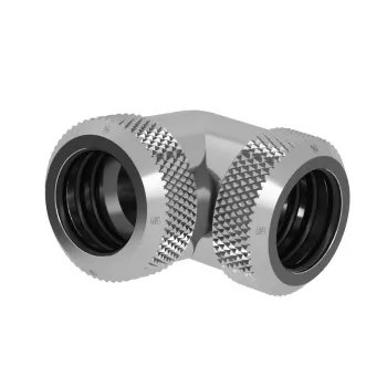 Barrow 90° Multi-Link-adapter TWT90KNS-K14 voor 14 mm hardtube – zilver