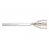 Netwerkkabel Digitus CAT 6 U/UTP twisted-pair-patchkabel, ongemonteerd 100 m, grijs