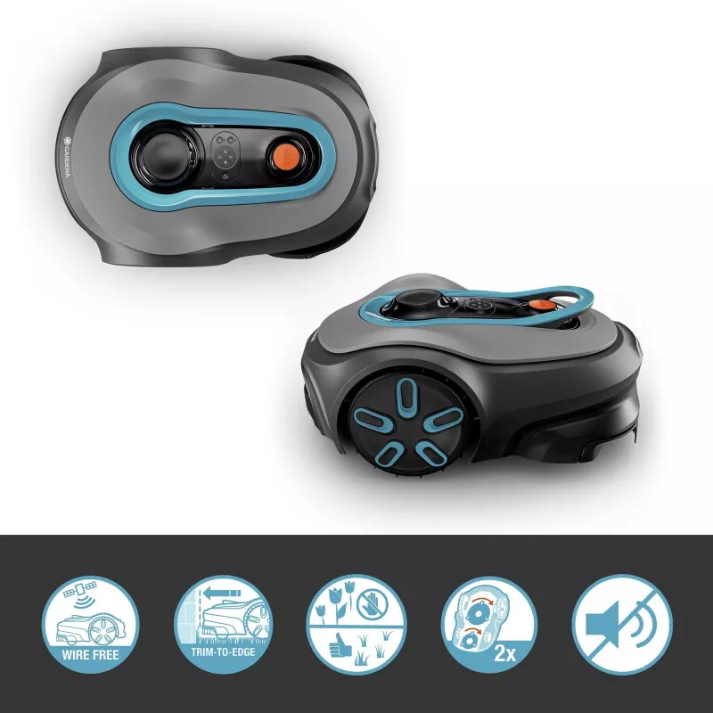 Maaierrobot Gardena smart SILENO free maximaal gazonoppervlak 1200 m² maaibreedte 16 cm
