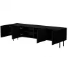Cama LUCCA 4D TV-kast 200x40x59 zwart
