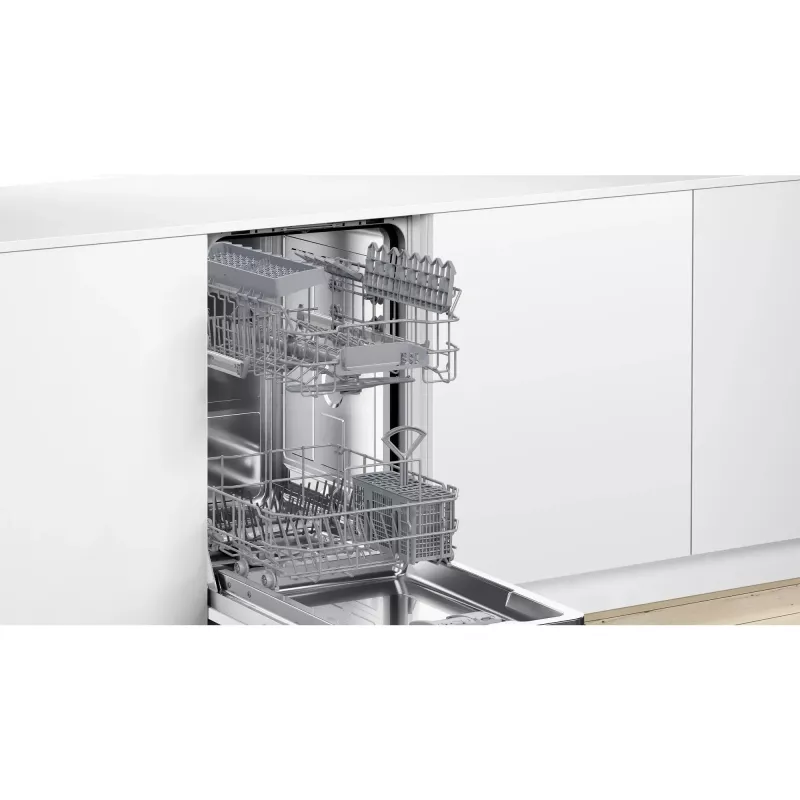 Vaatwasser Bosch Serie 2 SPI2HKS42E halfingebouwd slimline 45 cm, 10 couverts, 5 programma's, klasse E