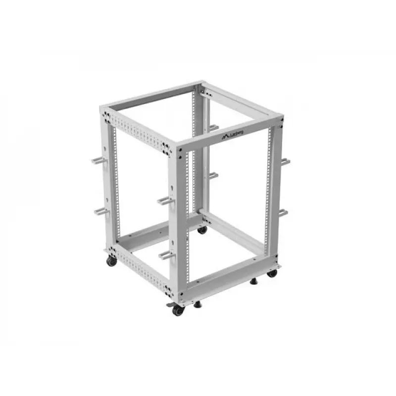 Rackkast 19 15U 600x600-1100 grijs