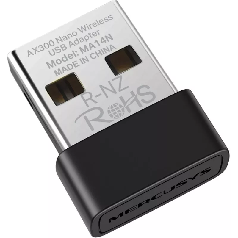 Mercusys MA14N AX3000 Nano wifi-usb-adapter, tot 287 Mbps