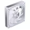 120mm PWM ARGB-koelventilator Jonsbo ZA-120 wit — model ZA-120W, PWM-regeling, ARGB-verlichting