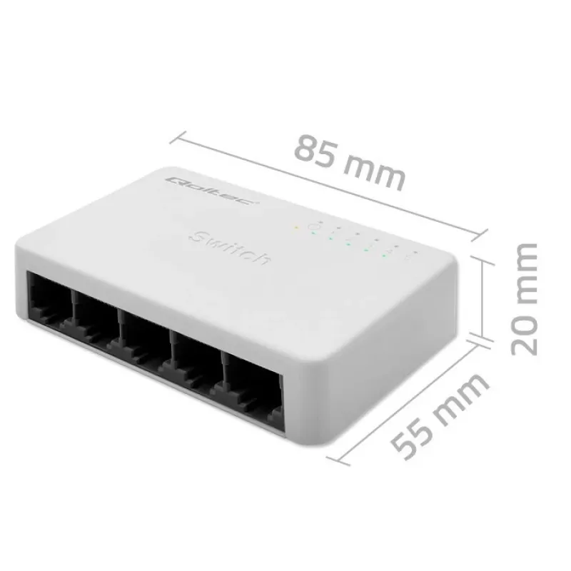 Netwerkswitch 5x RJ45-poort 100 Mbit/s LAN