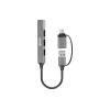PORT CONNECT | HUB USB-C/USB-A 4 poorten USB-A 3.0 5Gbps | 900160