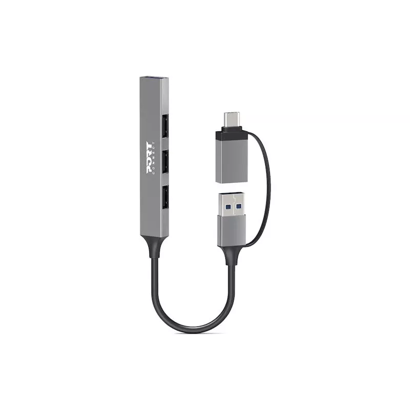PORT CONNECT | HUB USB-C/USB-A 4 poorten USB-A 3.0 5Gbps | 900160