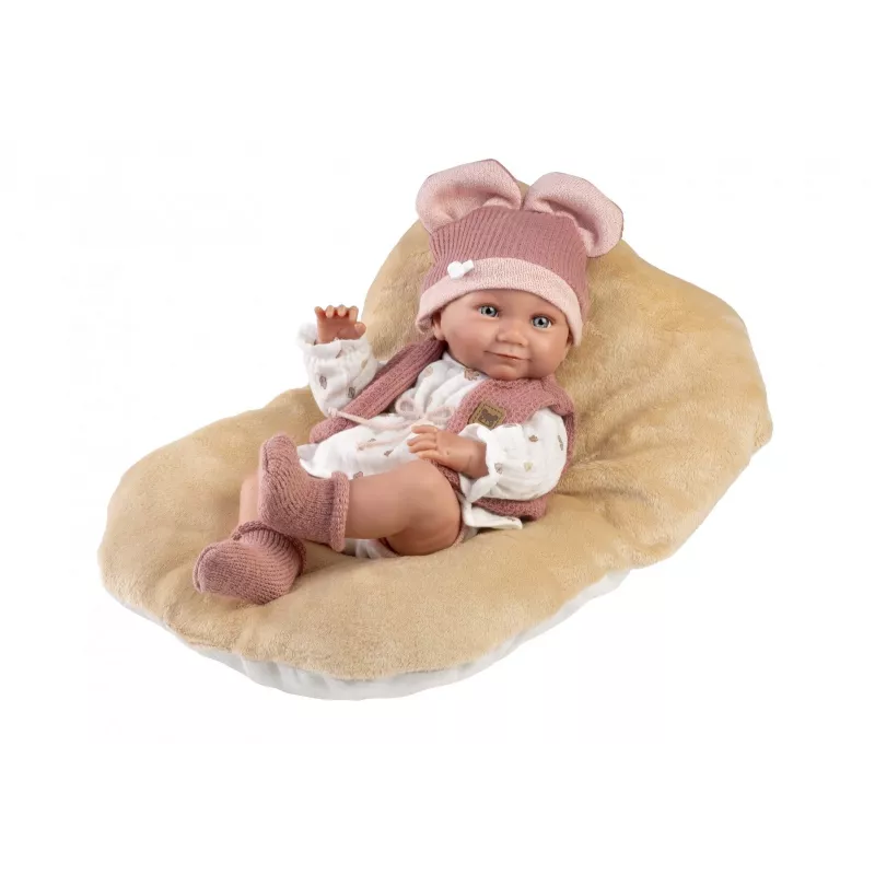 Pop Llorens 40 cm babyvinyl met realistische kenmerken en zachte lichaam