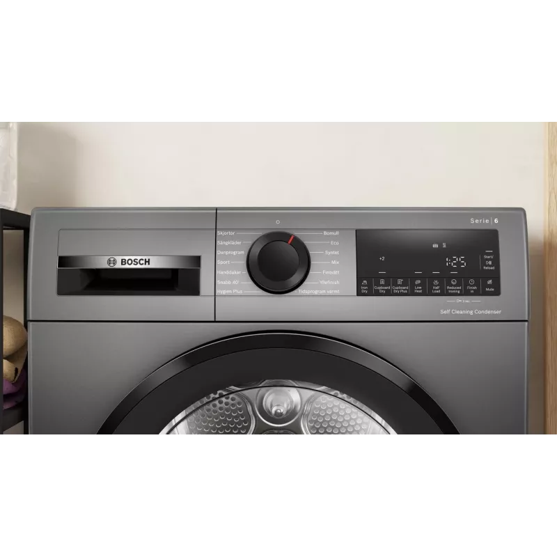 Bosch WQG245DXSN warmtepompdroger 9 kg