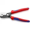 Knipex 95 12 200 kabelschaar met dubbele snijkant, 200 mm