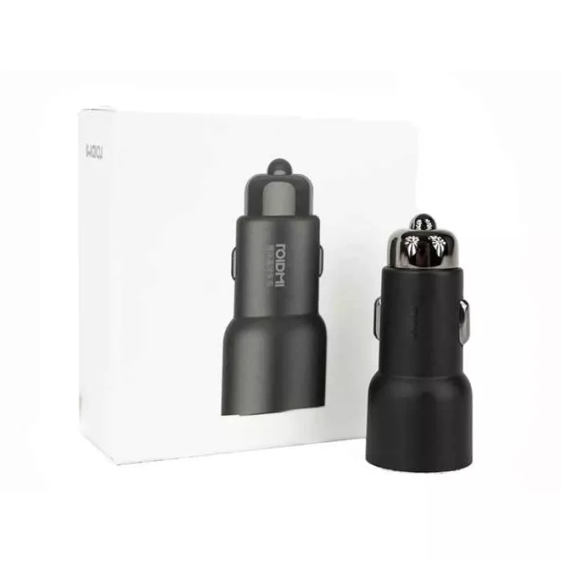 Roidmi 3S autolader met FM-transmitter, Bluetooth, zwart
