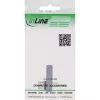 InLine USB4-adapter, USB-C-stekker/bus verticaal rechts/links haaks, aluminium, grijs