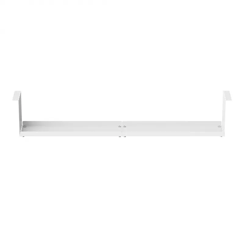 Maclean compacte kabelorganizer onder het bureau, max. belasting 5 kg, wit, MC-107 W