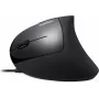 Perixx PERIMICE-513 L, ergonomische muis, voor linkshandigen, verticaal, zwart