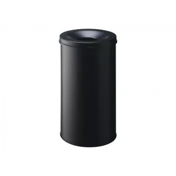 Durable afvalemmer - rond - 60 L - staal - zwart