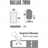 Campingluchtmatras Dallas Twin 41033 (citronella)