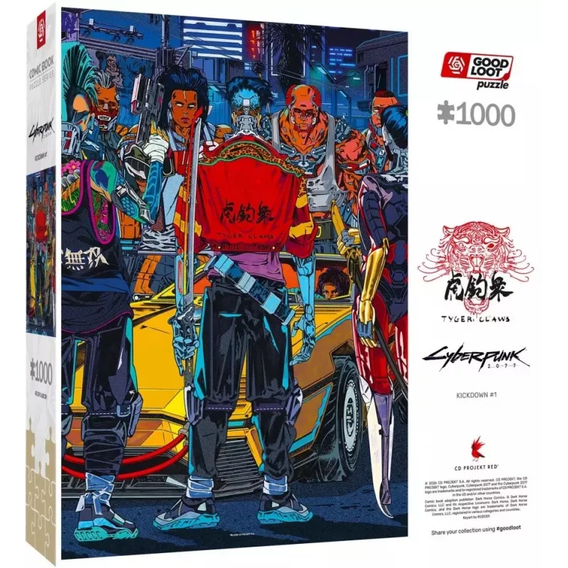 Good Loot Comic Book Puzzle: Cyberpunk 2077 Kickdown, 1000 stukjes