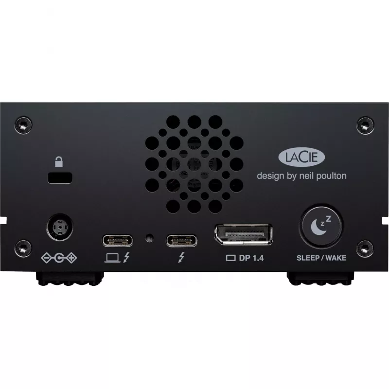 LACIE 1big Dock 8 TB Thunderbolt 3 + USB 3.1 8,9 cm 3,5 inch voor MAC PC grijs