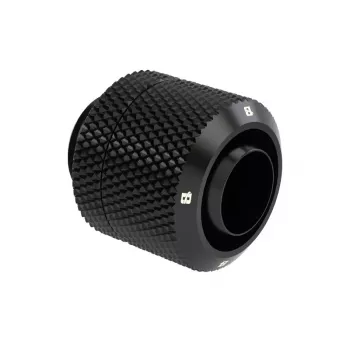 Barrow compressiefitting THKN-3/8-B03 b, 13/10 mm (binnen/buiten), zwart