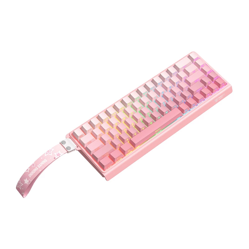 ONIKUMA G69 toetsenbord, roze, QWERTY