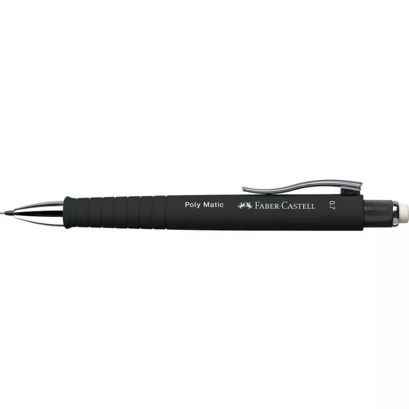 FABER-CASTELL vulpotlood Poly Matic 0,7 zwart