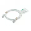 ROLINE GREEN UTP patchkabel Cat.6A (klasse EA), LSOH, slank, blauw, 0,15 m