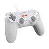 Bedrade gamecontroller GameSir T3 Lite WT wit – ergonomische bedrade controller, compatibel met pc