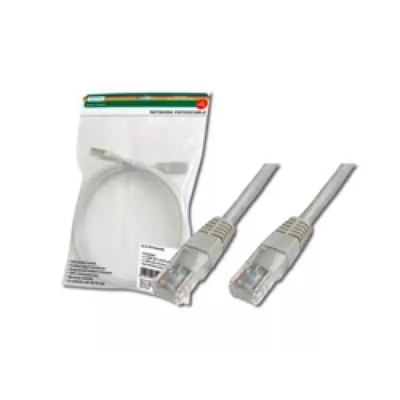 Netwerkkabel Digitus CAT 5e U/UTP RJ-45 RJ-45 3m grijs