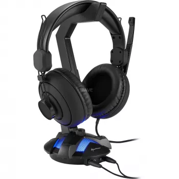 Actieve hoofdtelefoonhouder Sharkoon X-Rest 7.1