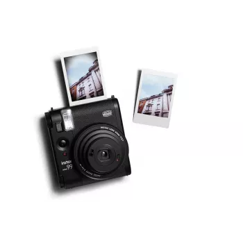Sofortbildcamera Fujifilm Instax Mini 99 zwart — beeld 62×46 mm, film 86×54 mm, brandpuntsafstand 60 mm
