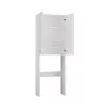 Badkamer-opbergkast Top e Shop POLA DD BIEL – wandmontage, wit frame, 4 planken