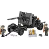 Constructieset Cobi bouwstenen 8,8-cm luchtafweergeschut met aanhanger – 360 onderdelen