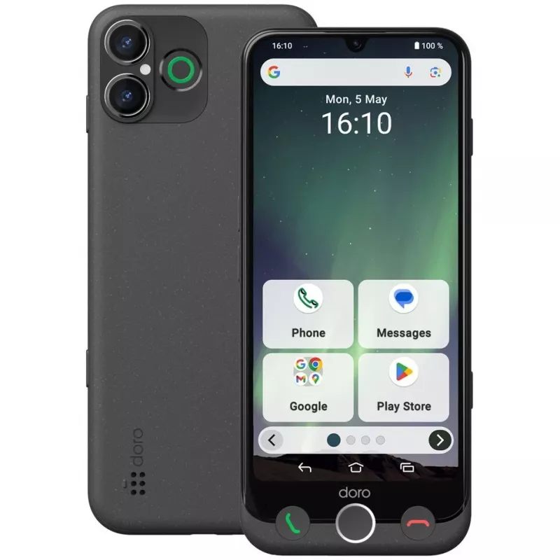 Smartphone Doro Aurora A30 6,1 inch 128 GB zwart