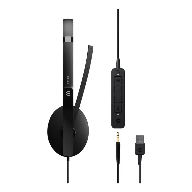EPOS ADAPT 165T USB II headset bedraad hoofdband kantoor/callcenter USB Type-A zwart