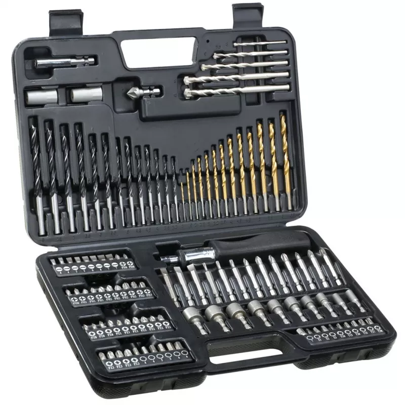 Borenset DeWALT DT0109-QZ — 109 st. voor metselwerk, metaal en hout met draagkoffer
