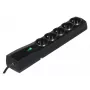 Stekkerdoos EVER CLASSIC 5 stopcontacten 3 m kabel 250 V 10 A met overspanningsbeveiliging (175 J) zwart