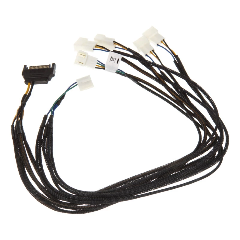 Akasa Flexa FP5S PWM-verdeelkabel (5 ventilatoren) - gesleeved, 45 cm (AK-CBFA07-45)
