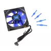 Noiseblocker BlackSilentFan X2 ITR-X-2 behuizingsventilator, 80 x 80 x 25 mm