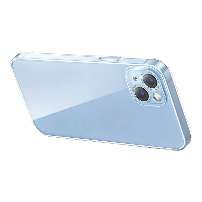 Beschermhoes Baseus Crystal Series voor iPhone 14 Plus met gehard glazen achterkant