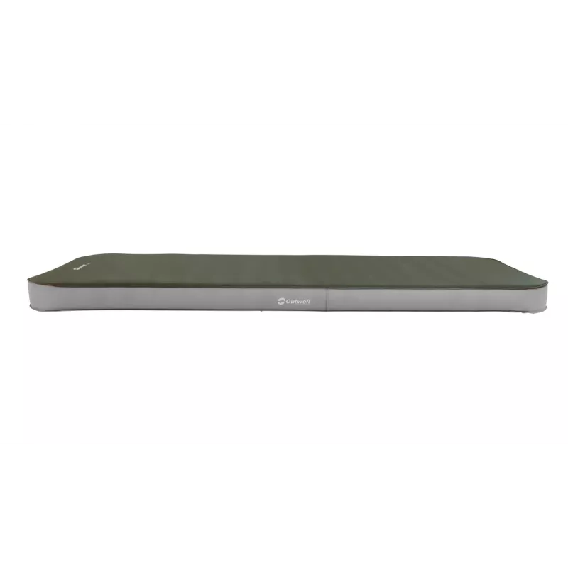 Eenpersoons luchtmatras Outwell 400143 — polyester, 2030×750×100 mm, groen/grijs
