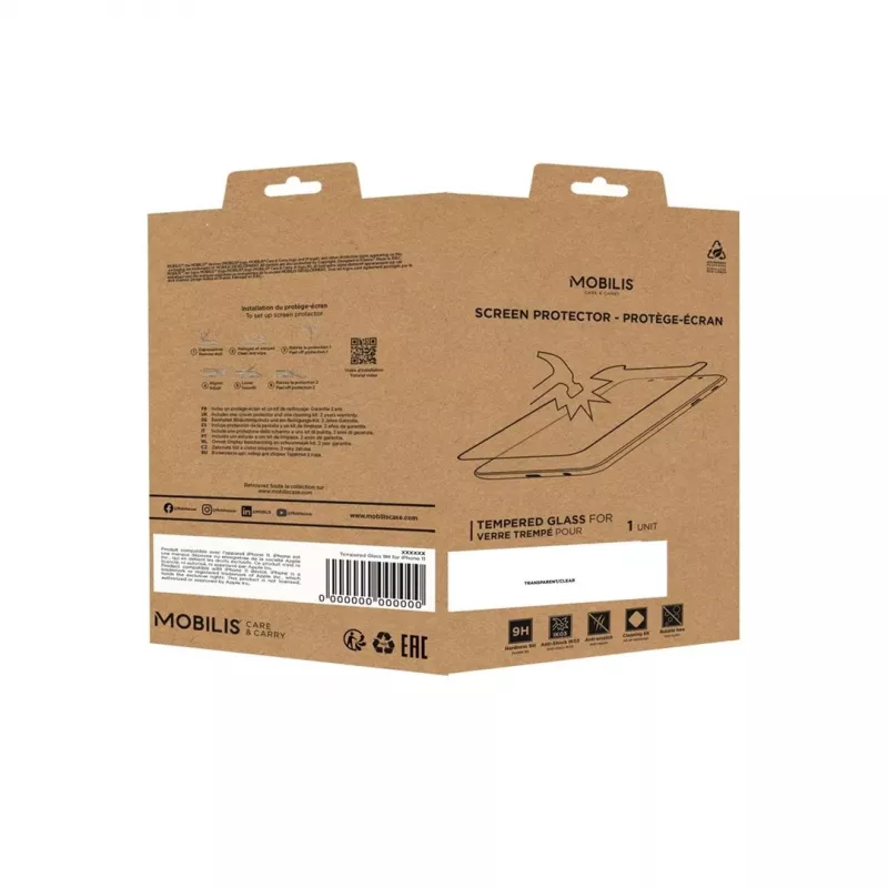Transparante beeldschermbeschermfolie Mobilis 017011 voor Microsoft Surface Go 3/Go 2/Go