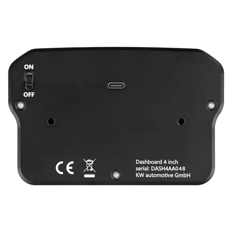 Stuurwiel-dashboard Ascher Racing 4 inch model 76080028 voor simracing-opstellingen