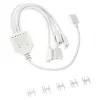 ARGB-splitterkabel Kolink PGW-AC-KOL-157 30 cm wit voor 3-pin-5V-ARGB-aansluitingen