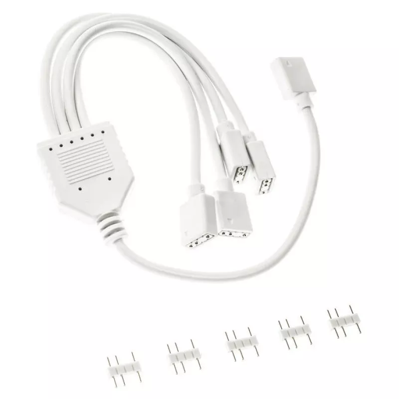 ARGB-splitterkabel Kolink PGW-AC-KOL-157 30 cm wit voor 3-pin-5V-ARGB-aansluitingen