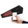 Infraroodverwarming SUNRED PRO25W-SMART, wandgemonteerde driehoek donker, 2500 W, zwart, IP55