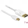 DisplayPort-kabel DeLOCK 83485 Mini DisplayPort 7 m wit